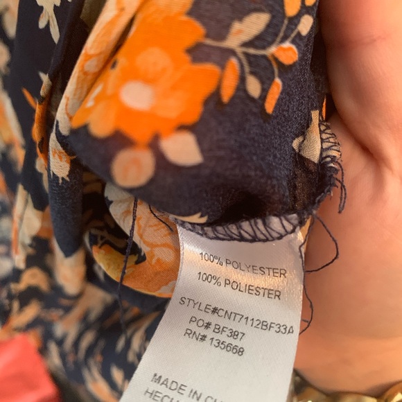 TEENBELL HIGH LOW BLOUSE 20” PTP - Picture 3 of 4